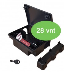 Kompaktiška masalo dėžutė pelėms ir žiurkėms MAXI pakuotė (nurodyta kaina 1 vnt)